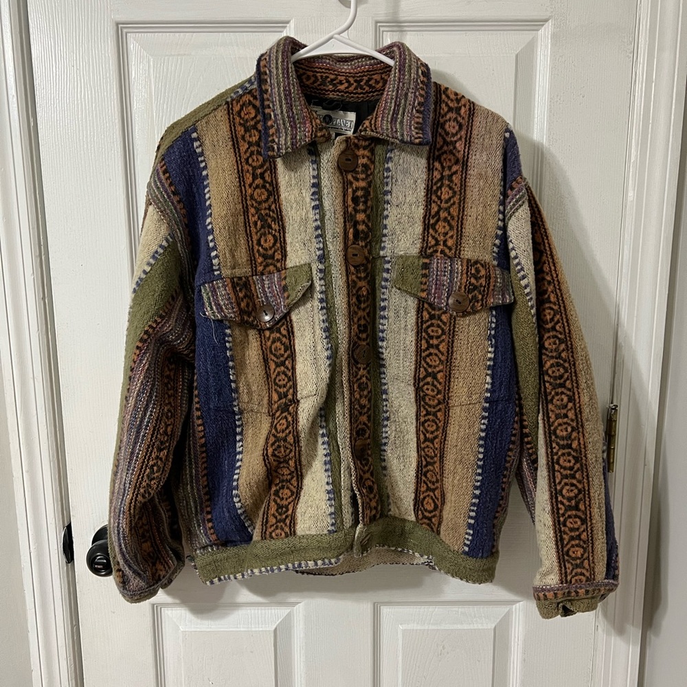 The daily planet boho woven jacket